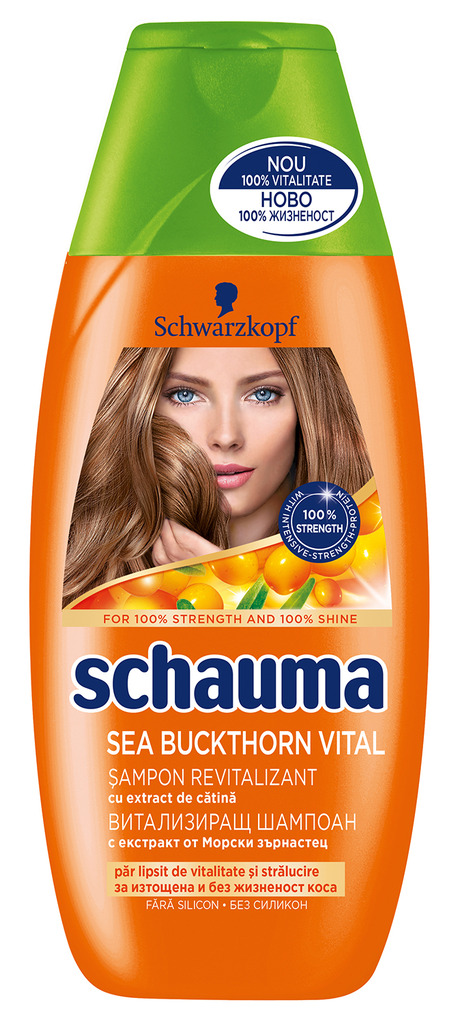 Noutăţi Schauma: gama cu extract natural din fructe de cătină