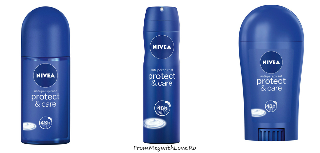 Noutăţi Nivea: gamele de deodorante Protect & Care