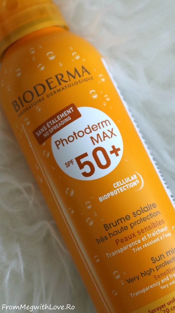 Bioderma Photoderm MAX Brume SPF 50+: fotoprotecţie cu aplicare fără întindere