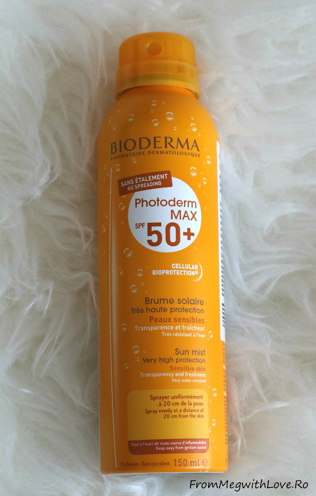 Bioderma Photoderm MAX Brume SPF 50+: fotoprotecţie cu aplicare fără întindere