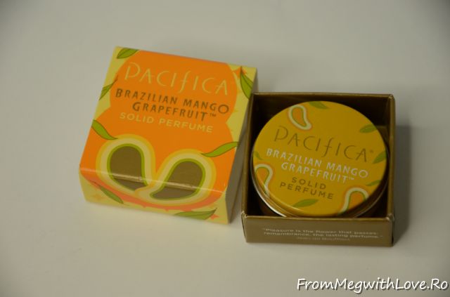 Parfum solid Pacifica - Brazilian Mango Grapefruit