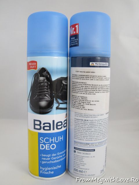 Spray pentru încălţăminte/pantofi Balea [Review]