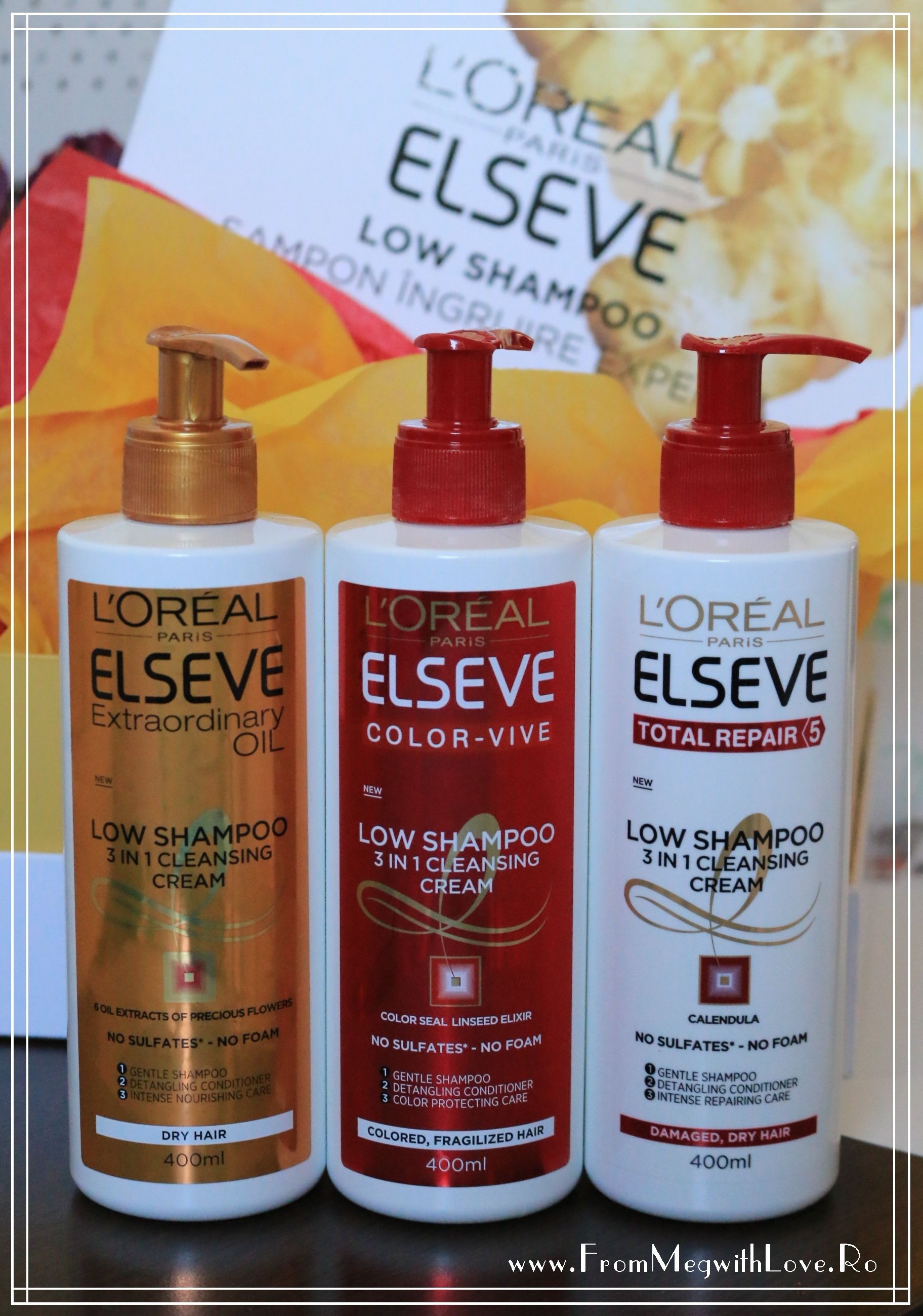 Şampon Low Shampoo Elseve L’Oréal Paris