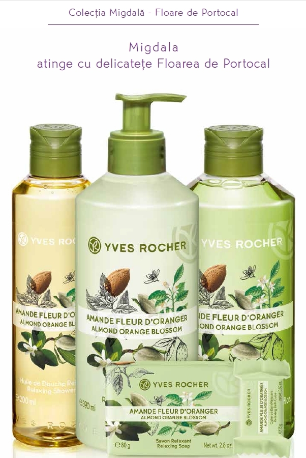 Noua colecţie Plaisirs Nature de la Yves Rocher: răsfăţ suprem pentru simţuri