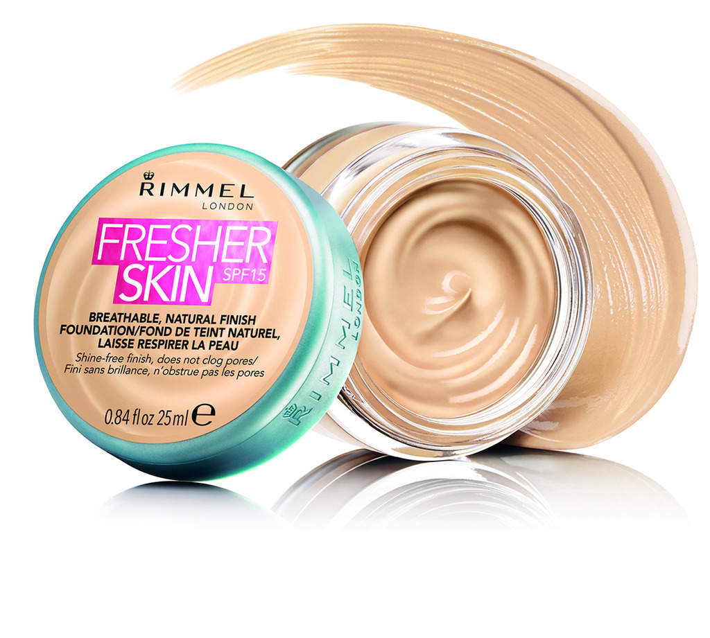 Noutăţi Rimmel London: fond de ten Fresher Skin Foundation