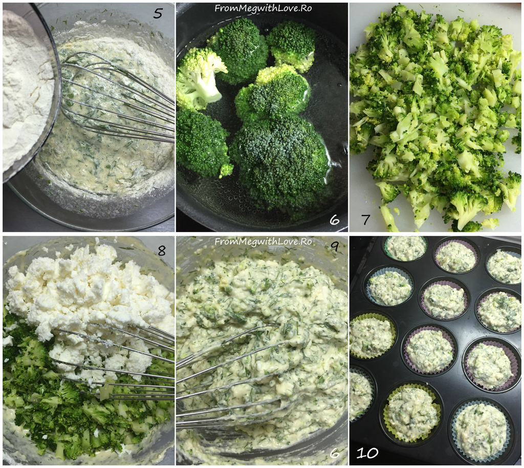 Briose Aperitiv Cu Broccoli Si Branză Reţetă In Imagini