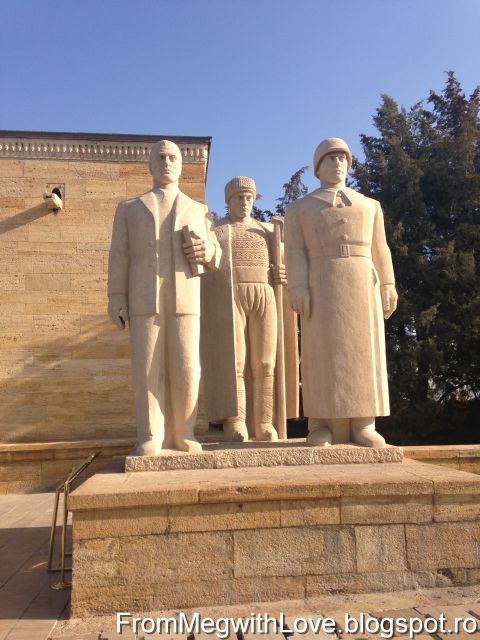 Turist in Turcia. Ankara