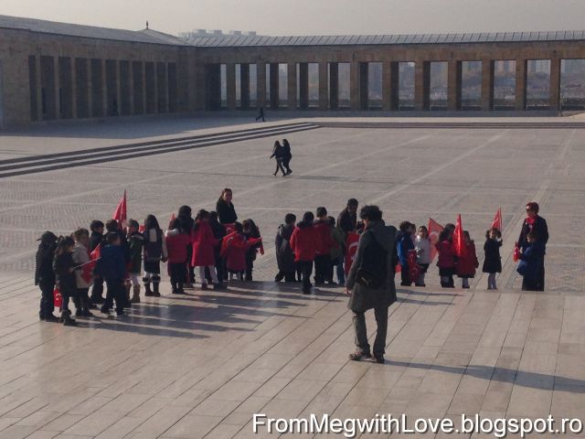 Turist in Turcia. Ankara