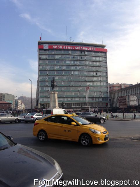 Turist in Turcia. Ankara