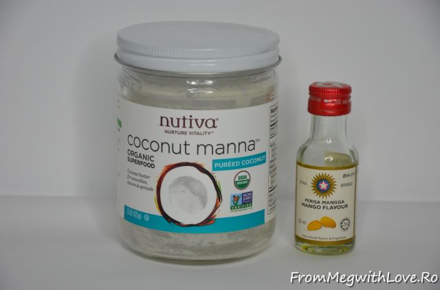 Produse culinare consumate - Coconut manna şi esenţă de mango